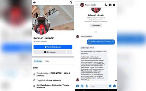 Pengguna FB Waspada, Akun Palsu Mengatasnamakan Legislator Kapuas 1 16 Foto Kapuas 2