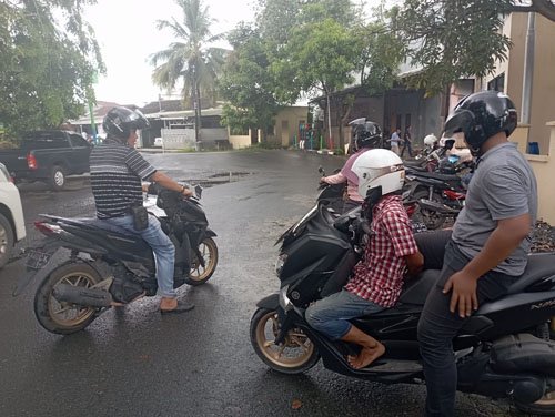 6 FOTO HL Pemilik Nekat Nabrak Pelaku Curanmor 3klm