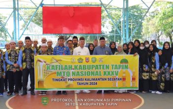 Pj Bupati Lepas 92 Kafilah Ikuti MTQ Nasional di Tapin 