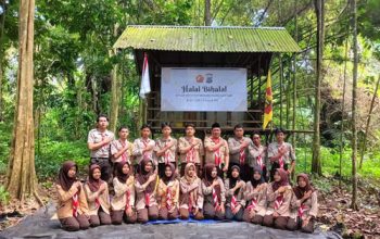 Halal Bi Halal Polres Kotabaru Bersama Anggota Saka Bhayangkara