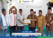 Pemko Serahkan Bantuan Dana Hibah ke Yayasan An Noor Bumi Mas Raya