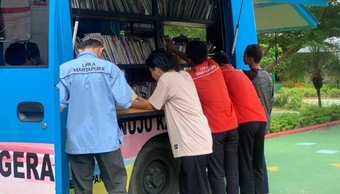 Pusling Palnam Bantu Literasi dan Menambah Wawasan Anak Binaan LPKA Martapura