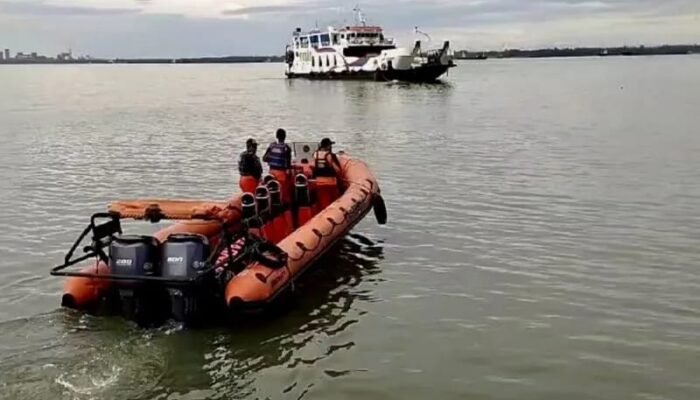 ABK Kapal Asal China Jatuh di Perairan Pulau Sembilan Kotabaru