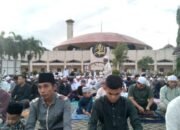 Puluhan Ribu Jamaah Shalat Ied Bareng Paman Birin di Masjid Sabilal Muhtadin Banjarmasin