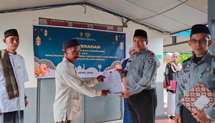 173 Napi Rutan Barabai Terima Remisi Idul Fitri 1445 H