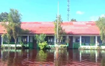 Banjir Landa Sejumlah Lokasi di Sampit, Sebuah Sekolah Diliburkan