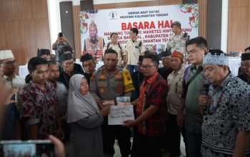 Staf Ahli Gubernur Kalteng Hadiri Basara Hai Maniring tuntang Manetes Hinting Bunu di Desa Bangkal Kabupaten Seruyan