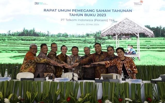 RUPST Telkom Tahun Buku 2023 Bagikan Dividen Rp17,68 Triliun