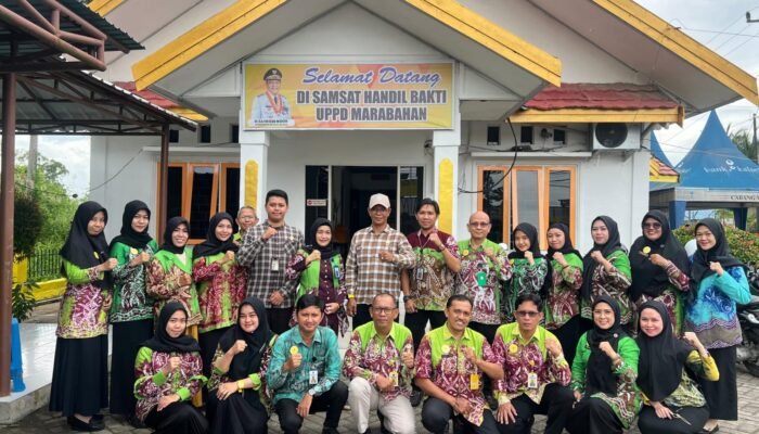 Paman Yani Monitoring Capaian Kinerja Samsat Handil Bakti