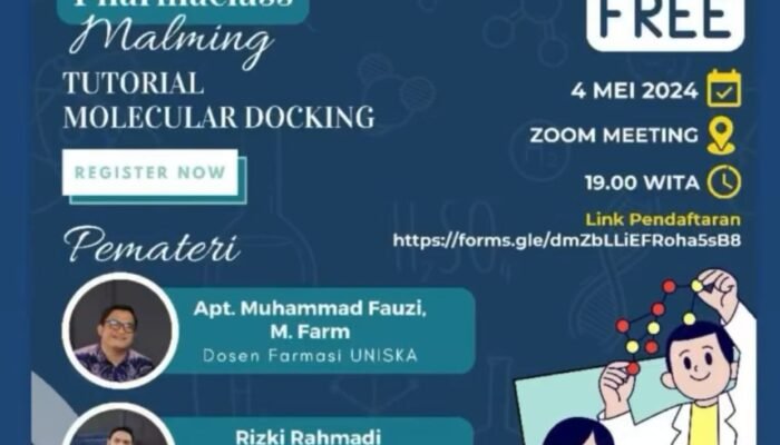 Dosen Farmasi Uniska Kenalkan Metode Molecular Docking, Strategi Pencarian Obat Potensial untuk Berbagai Penyakit