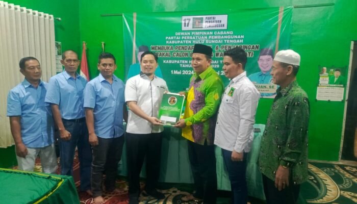 Pasangan Petahana Aulia-Mansyah Pinang ke DPC PPP HST