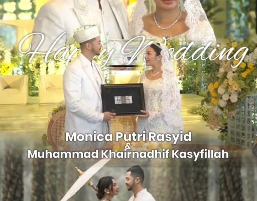 Monica Putri Rasyid dan Nadhif Kasyfillah Resmi Menikah