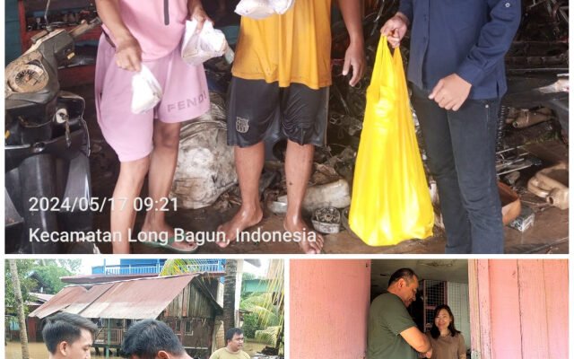 BRI BO Sendawar Salurkan Bantuan bagi Korban Banjir di Ujoh Bilang