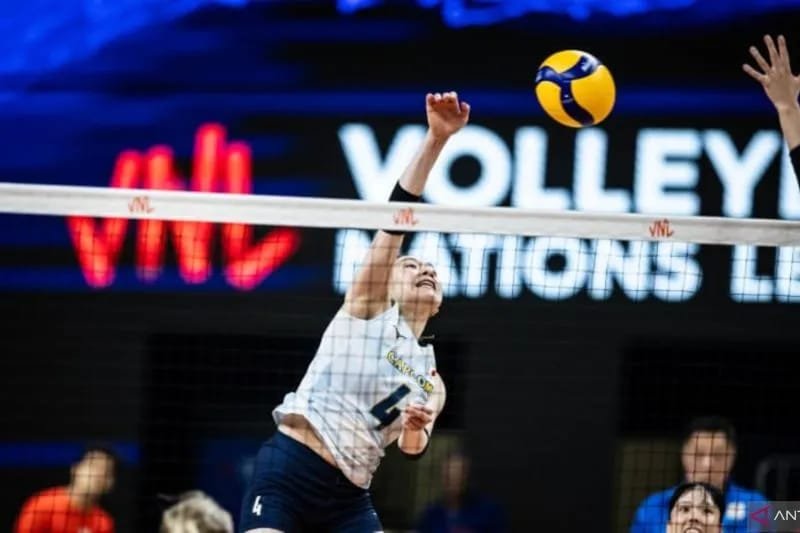 Jepang Rebut Tiga Kemenangan Beruntun, China Tumbang Ditangan Kanada Volleyball Nations League 2024 1 1000393555