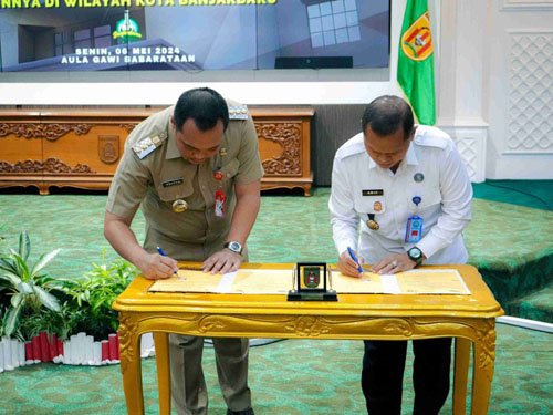 Berantas Narkoba Pemko Banjarbaru dan BNN Perkuat Kesepakatan 1 Hal 10 3 Klm BJb 2 2