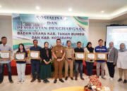 Tiga Perusahaan Tanbu dan Kotabaru Terima Penghargaan Dari BPJS