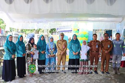 Posyandu Flamboyan Desa A Yani Pura Binuang Dinilai Tim Penilai Posyandu Kalsel 1 Hal 12 Tapin 35 klm 12