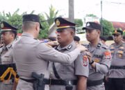 Polres Kotabaru Gelar Sertijab Kasat Polairud dan Kapolsek Kelumpang Barat