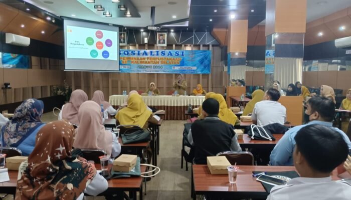 50 Pengelola Perpustakaan di Kabupaten Banjar Ikuti Sosialisasi Digelar Dispersip Kalsel