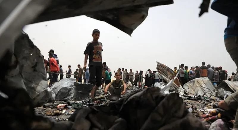 Sebanyak 1 Juta Lebih Warga Palestina Mengungsi dari Rafah Akibat Agresi Israel 1 1000414135