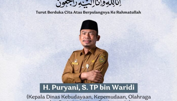 H Puryani Meninggal Dunia, Pemko Banjarmasin Kehilangan Salah Satu Sosok Pejabat Terbaiknya