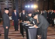 Kakanwil Kemenkumham Kalsel Lantik dan Ambil Sumpah Jabatan MPDN Periode 2024-2027