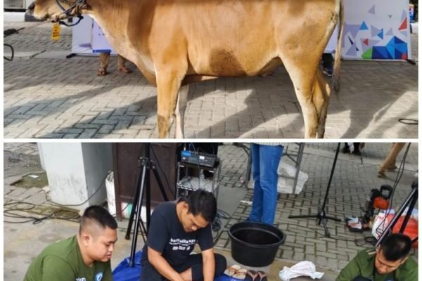 Maknai Iduladha 1445 H, BRI se-RO Banjarmasin Salurkan Hewan Kurban