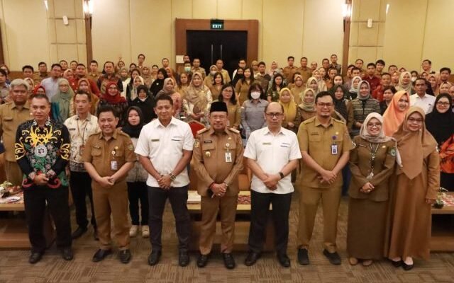Harapan Sekda Kalteng saat Membuka Bimtek BLUD Puskesmas