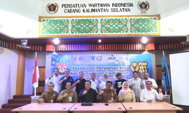 Sosialisasi Porwanas XIV 2024 Kalsel dan Komitmen Pilkada Damai