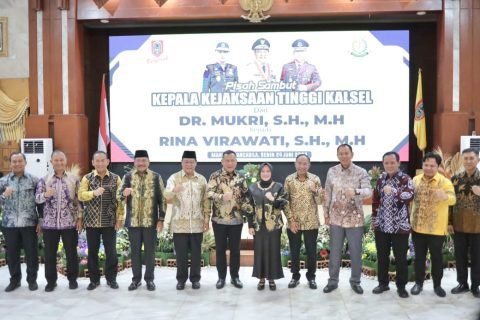 Hadiri Pisah Sambut Kajati Kalsel, Supian HK Ajak Pererat Kolaborasi Menghadapi Pilkada