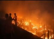 Sebanyak 50 Rumah Hangus Terbakar di Tanah Bumbu