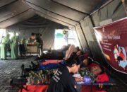 Alumni AKABRI Angkatan 1994 Baksos di Halaman Makodim 1022 Tanbu