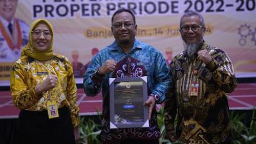 PT BRE Raih Proper Biru dari KLHK RI 1 Hal 12 Tapin 35 klm 12