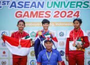 Pelari Asal Kalsel, Dina Aulia Raih Perunggu di Lari 100 Meter Putri ASEAN University Games 2024