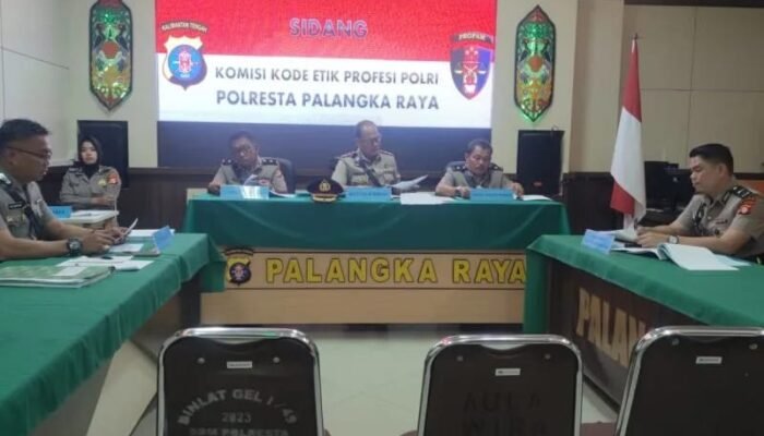 Polresta Palangka Raya Pecat Seorang Personelnya Karena Indisipliner