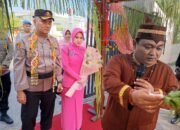 Pergantian Kapolresta Palangka Raya Disambut Ritual Adat Dayak