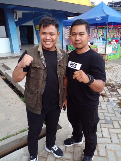Tim karate PON Kalsel diberi kesempatan Ikut Even Nasional. 1 13 2klm Anton dan Reza jpg