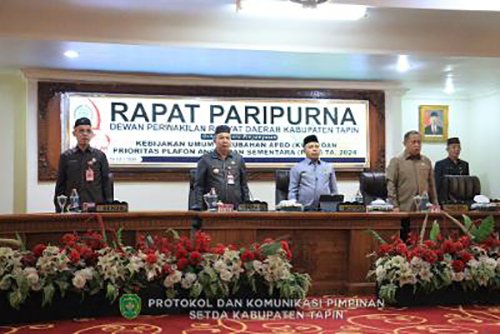 Pj Bupati Sampaikan Rancangan Perubahan KUA dan PPAS Tahun 2024 1 Hal 12 Tapin 35 klm 12