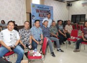 Nobar Wayang Kulit Rangkaian Hari Bhayangkara Ke 78 di Kotabaru