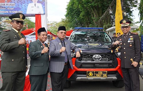 Peringati Hari Bhayangkara ke-78, Walikota Banjarmasin Serahkan Bantuan Operasional Kepolisian 1 Hal 9 7 Klm KOntrak 1 Gabung