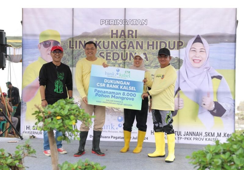 Bank Kalsel Kucurkan Bantuan CSR 8.000 Bibit Mangrove untuk Rehabilitasi Kawasan Pantai 1 IMG 20240705 WA0009 e1720158988322
