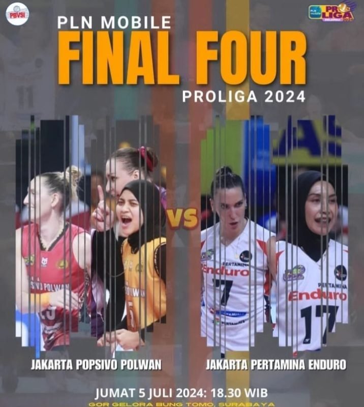 Tim Putri Jakarta BIN dan Popsivio Polwan Wajib Bangkit dari Kekalahan di Hari Kedua Final Four Proliga 1 IMG 20240705 WA0017 e1720164013357