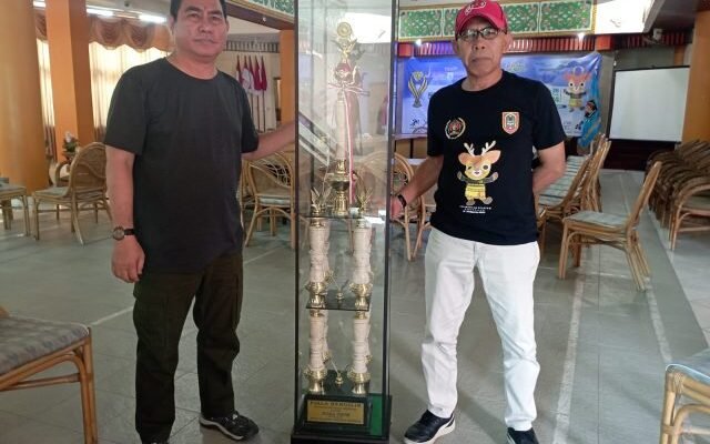 Piala Bergilir Presiden Republik Indonesia Porwanas XIV 2024 Tiba di PWI Kalsel