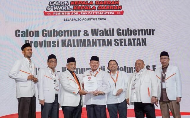 Pasangan Muhidin – Hasnur Pegang B1-KWK dari PKS, Penuhi Syarat Kursi di Pilgub Kalsel