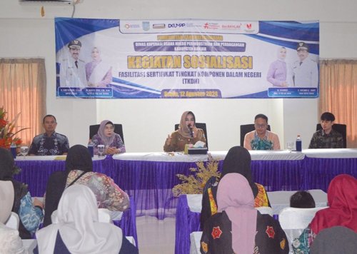 Pemkab Banjar Sosialisasi Fasilitasi Sertifikat TKDN 1 Hal 16 3 Klm Martapura Sertifikat TKDN