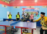 Bupati Sayed Jafar Buka Turnamen Tenis Meja