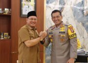 Kapolres Baru Silaturahmi Ke Kantor Bupati Kotabaru