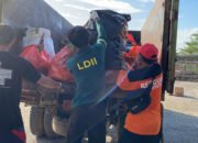 Warga LDII Tabalong Bersihkan Pasar Mabuun
