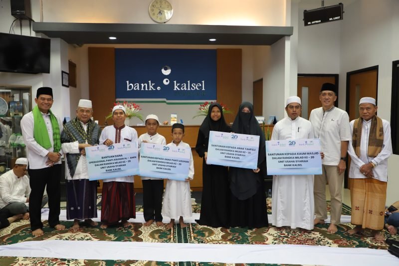 Dengan Spirit Berbagi, Bank Kalsel Dayakan Milad Unit Usaha Syariah 1 IMG 20240817 WA0003 e1723848668487