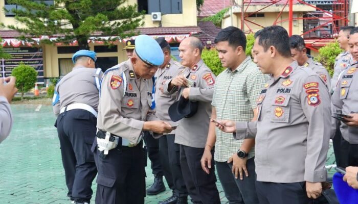 Bid Propam Polda Kalsel Lakukan Penegakan Ketertiban dan Disiplin di Polresta Banjarmasin